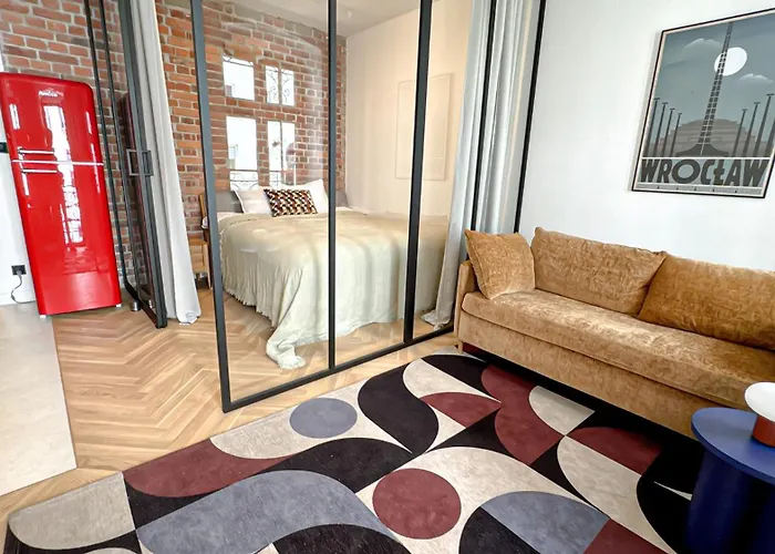 公寓 Artecento Premium Old Town, Underground Parking 弗罗茨瓦夫